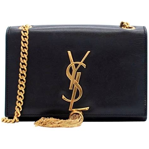 ysl black small kate classic tussle crossbody|Saint Laurent Kate Small YSL Leather Crossbody Bag.